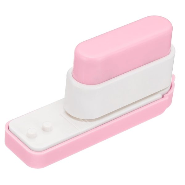 1/4" 5 Hole Paper Punch, Metal Hole Puncher 5 Sheet Punch Capacity Adjustable Hole Punch for Office and Home Supplies, Pink
