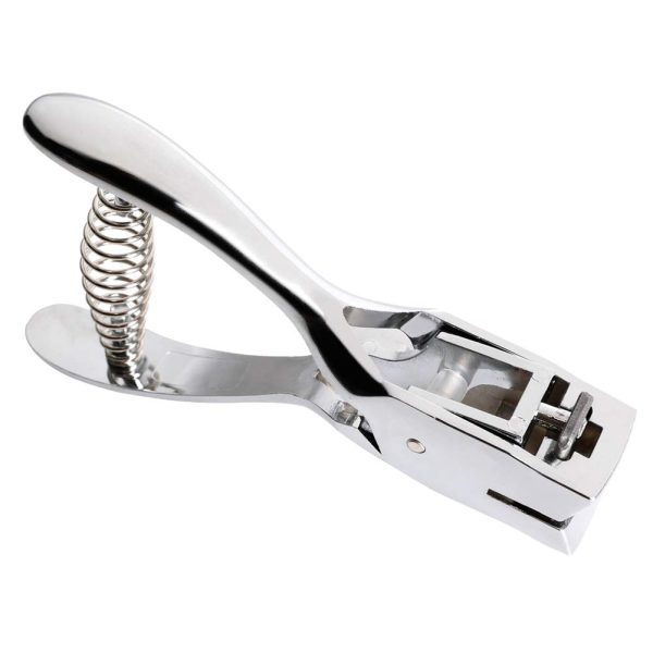 Slot Punch Badge Hole Punch Plier Tool for PVC ID Card Hand Held (Punch) - Image 2