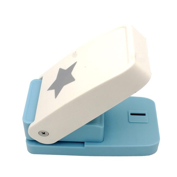 Handmade Scrapbooking 1.5 Inch 38mm Size Craft Lever Punch Embossing Puncher Mini Fancy Punch (Star Shape-1.5inch)