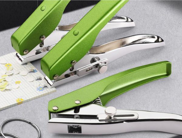 Hole Punch, Heavy Duty Hole Puncher Single Hole Punch Handheld Paper Punch Hole Puncher Single Small Hole Punch One Hole Punch for Paper Crafts Cards Tags Scrapbook- 5/16 inch-8mm - Image 2